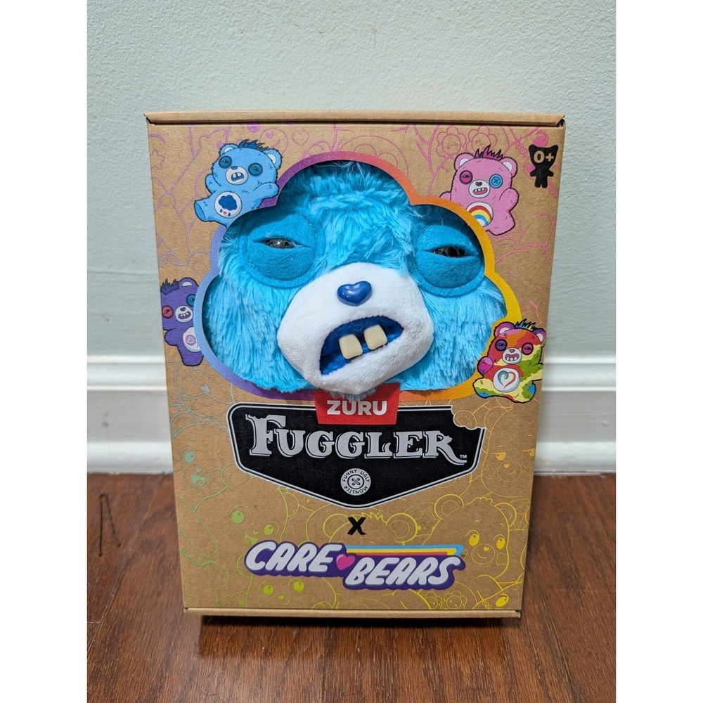 Fuggler x Care Bears Grumpy Bear 9" Blue Funny Ugly Monster Kidcore Weirdcore